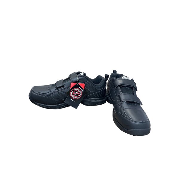 Skechers Work Wide Mens Black hook loop slip resistant sneakers Sz 10.5 SKU 9613 - Picture 2 of 16